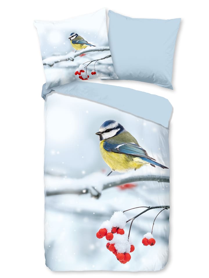 Good Morning Komplet pościeli "Crisp" w kolorze błękitnym rozmiar: 135x200 cm