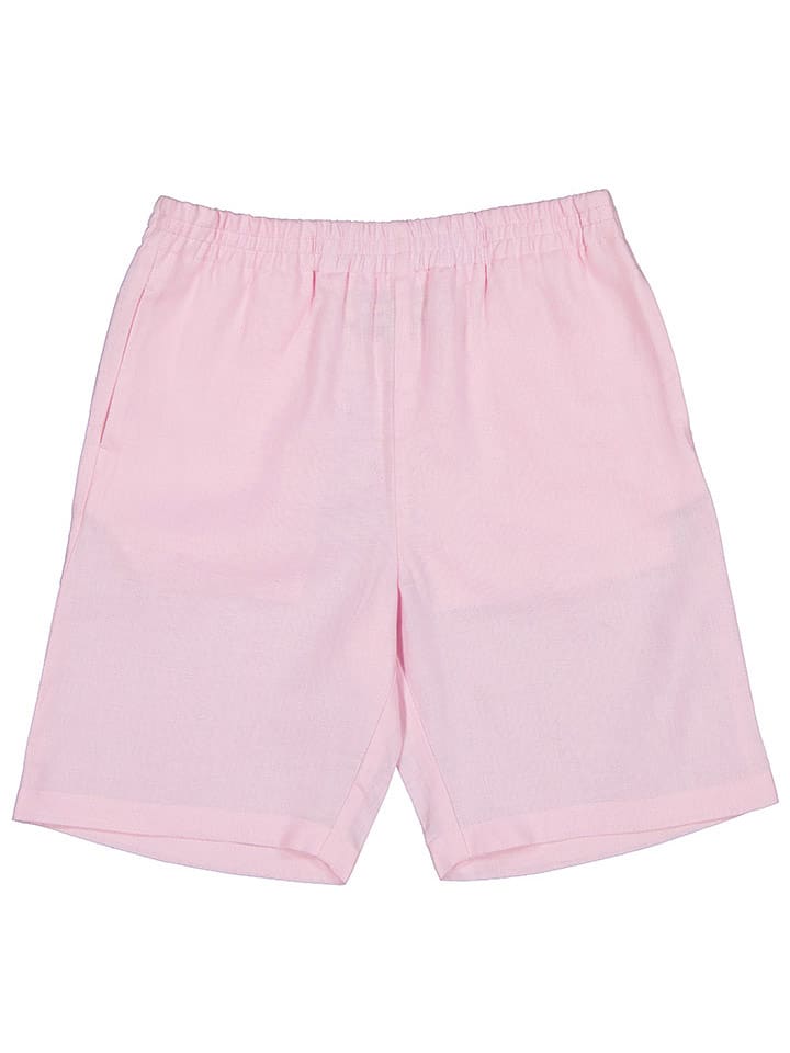 Pangaia Lniane szorty "DNA" w kolorze jasnoróżowym rozmiar: 146/152