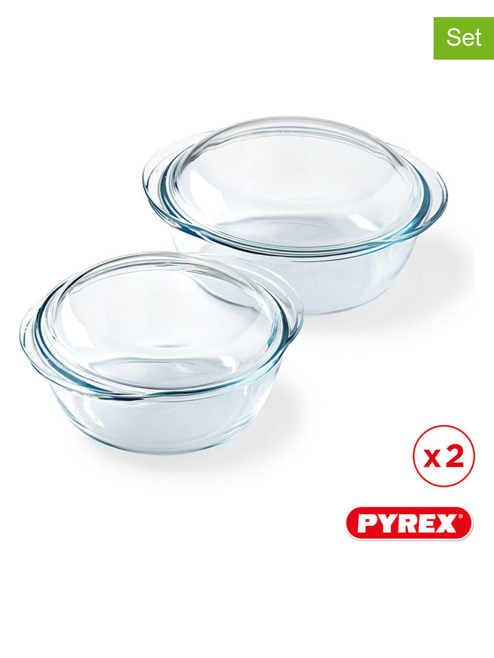 Pyrex Formy (2 szt.) do zapiekania - 3 l rozmiar: onesize
