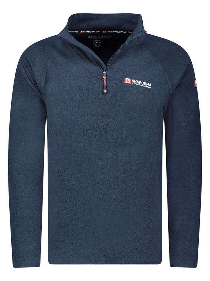 ANAPURNA Bluza polarowa "Tonneau" w kolorze granatowym rozmiar: XL