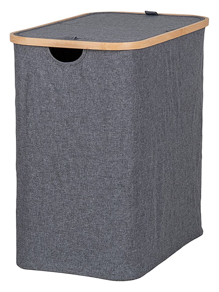 House Nordic Kosz w kolorze antracytowym na pranie - 33 x 54 x 54 cm rozmiar: onesize