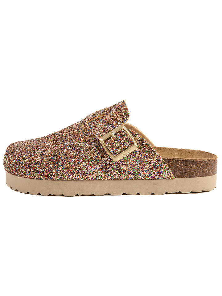 billowy Chodaki w kolorze złotym rozmiar: 37