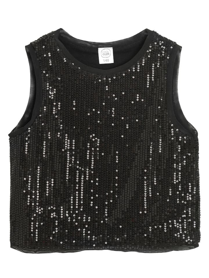 COOL CLUB Top w kolorze czarnym rozmiar: 158