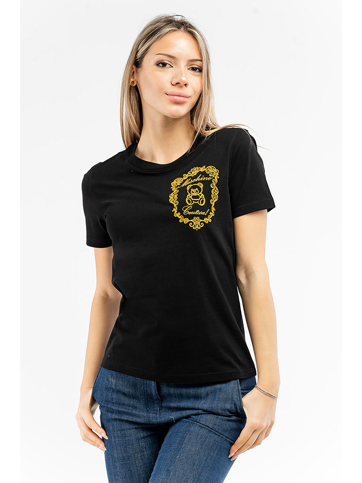 Moschino Koszulka w kolorze czarnym rozmiar: 46