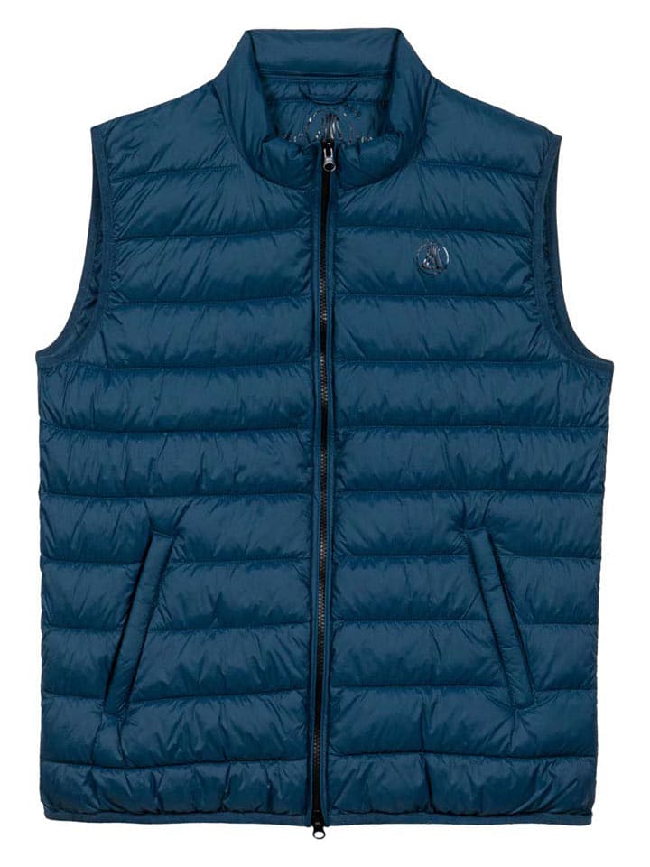 Herrlicher Kamizelka pikowana w kolorze niebieskim rozmiar: S