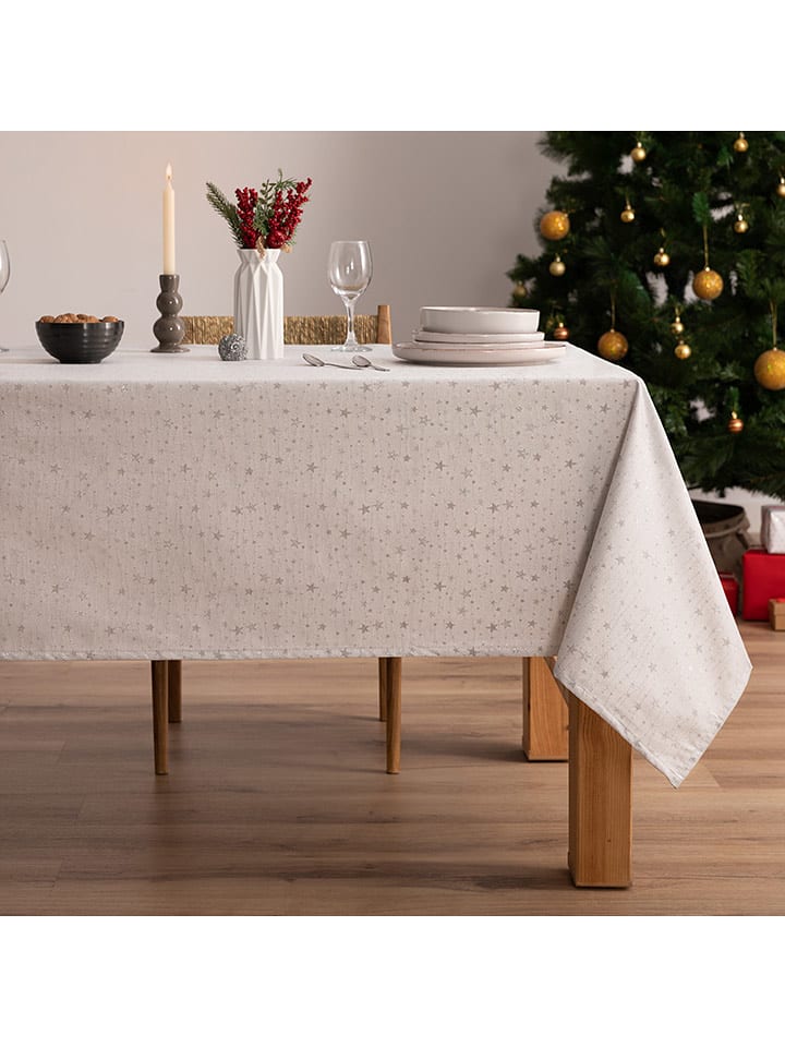 Mint Rugs Obrus "Christmas Gala" w kolorze białym rozmiar: 155x250 cm