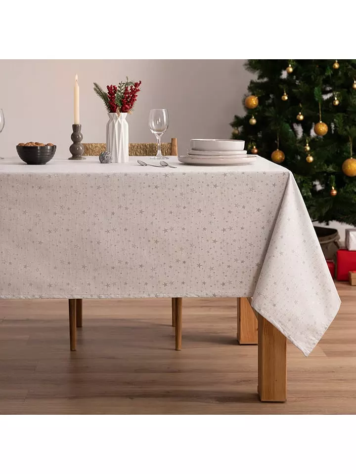 Mint Rugs Obrus "Christmas Gala" w kolorze białym rozmiar: 155x250 cm