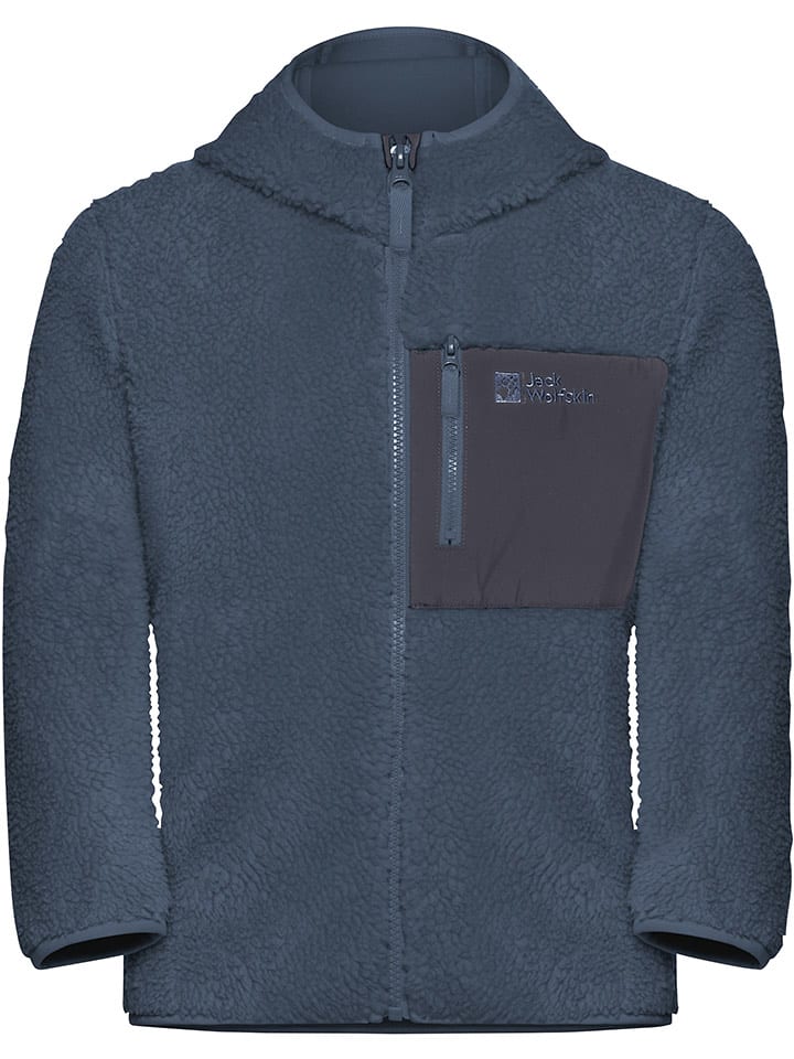 Jack Wolfskin Kurtka polarowa "Ice Curl" w kolorze granatowym rozmiar: 116