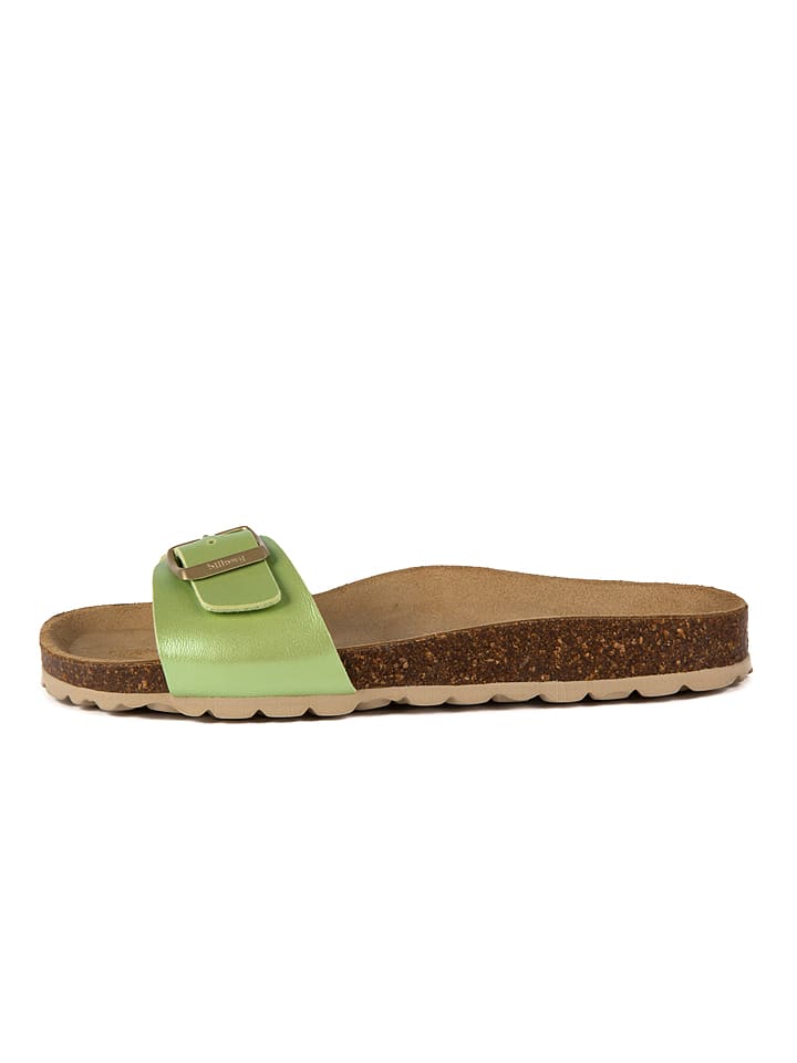 Little Sky Klapki w kolorze zielonym rozmiar: 40