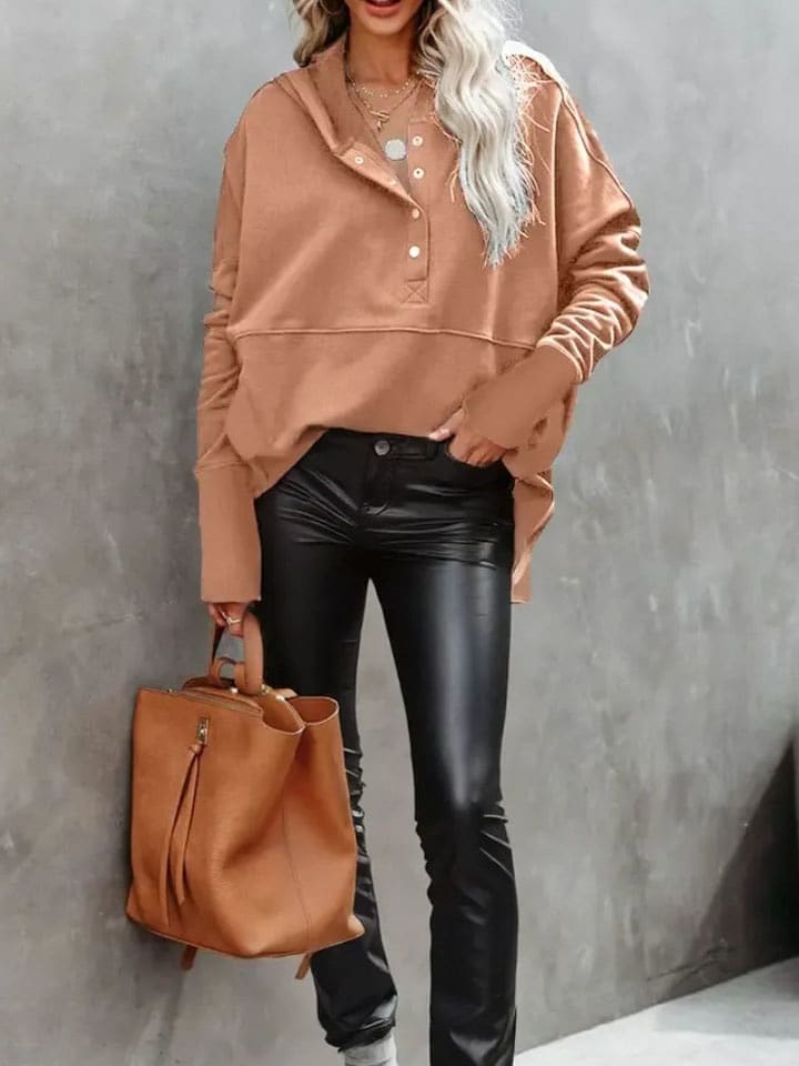 Milan Kiss Bluza w kolorze karmelowym rozmiar: XL