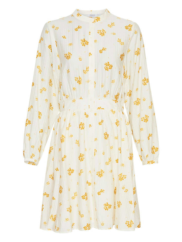 MOSS COPENHAGEN Sukienka "Rojan Vlora" w kolorze kremowym rozmiar: XL