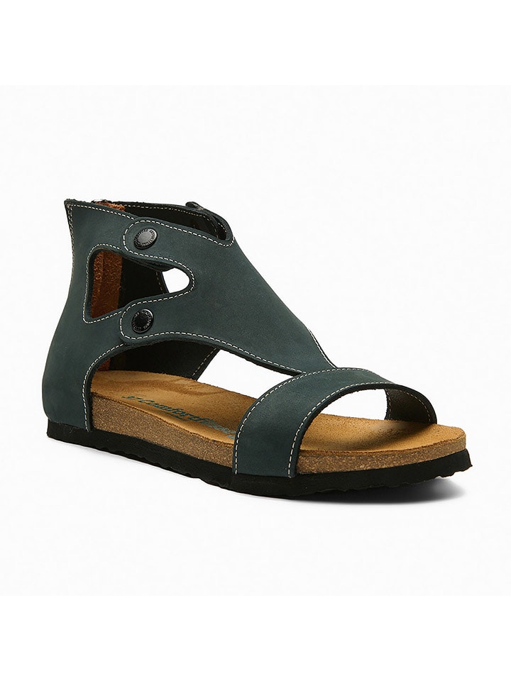 Comfortfusse Skórzane sandały "Vera" w kolorze granatowym rozmiar: 41