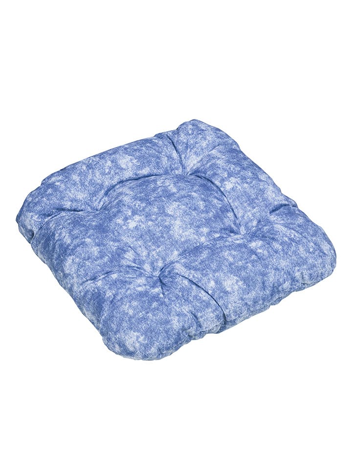 Nature Fellow Poduszka "Lisa" w kolorze niebieskim do siedzenia - 38 x 38 cm rozmiar: onesize