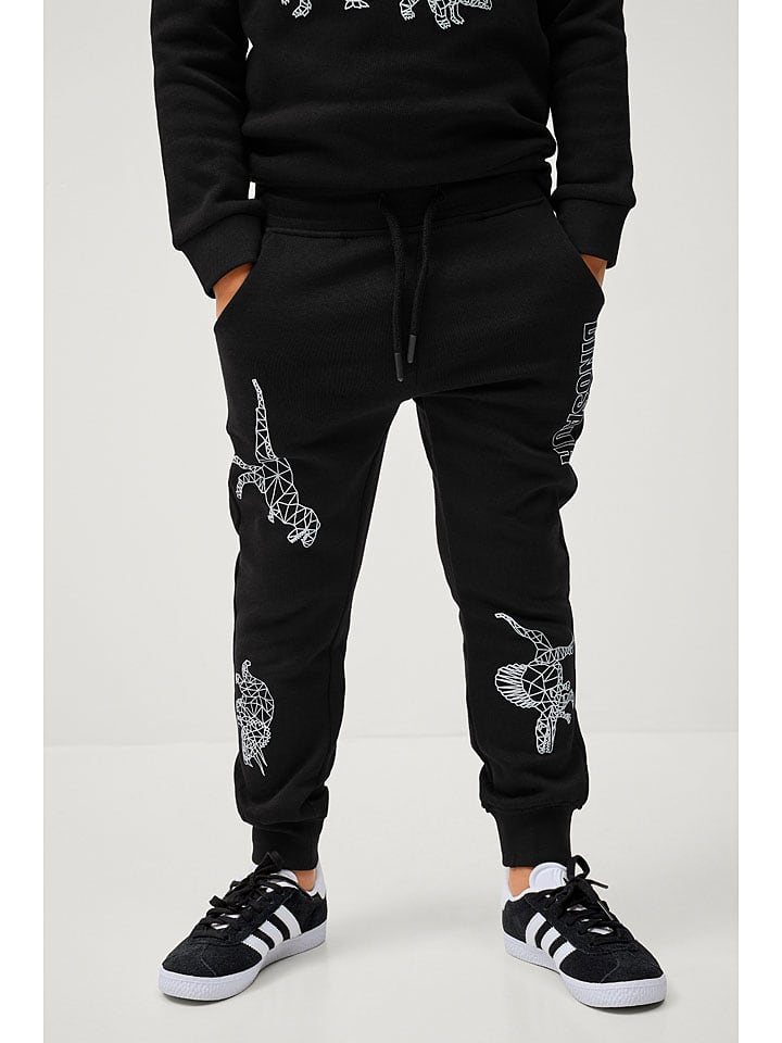 ellos Spodnie dresowe "Ludwig" w kolorze czarnym rozmiar: 98/104