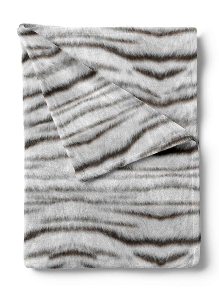 Zo!Home Pled "Siberian White Tiger" w kolorze szarym rozmiar: 140x200 cm