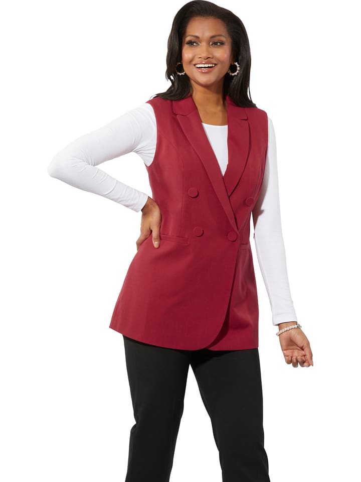 WITT WEIDEN Kamizelka w kolorze czerwonym rozmiar: 40