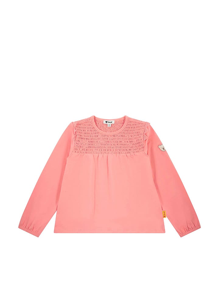 Steiff Koszulka w kolorze jasnoróżowym rozmiar: 104