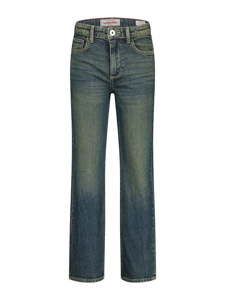 Vingino Dżinsy - Regular fit - w kolorze niebieskim rozmiar: 140