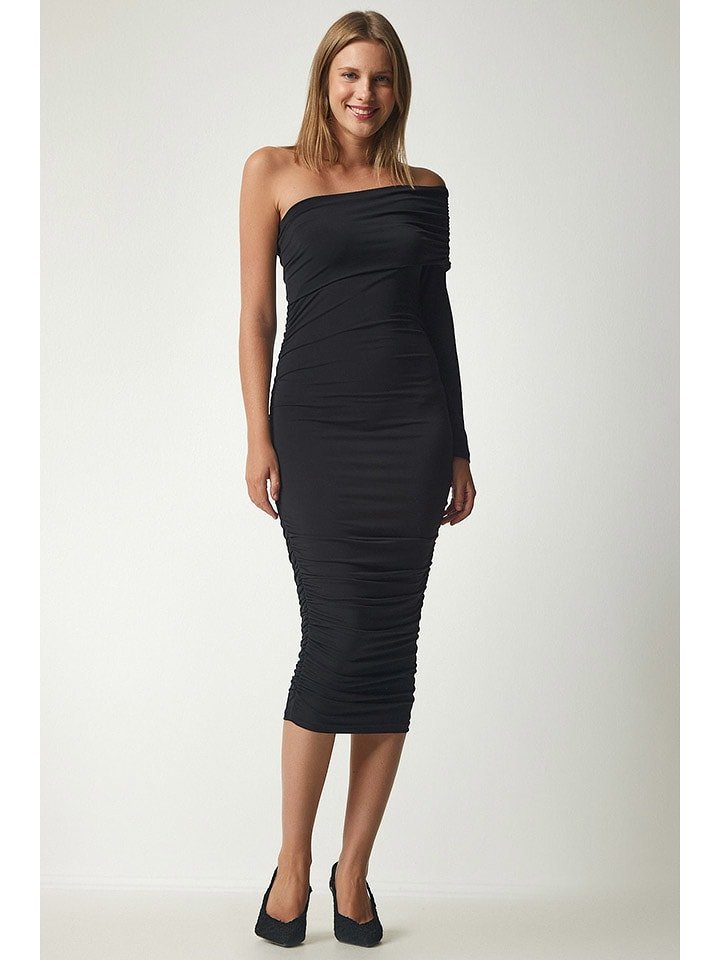 Happiness Istanbul Sukienka w kolorze czarnym rozmiar: S/M