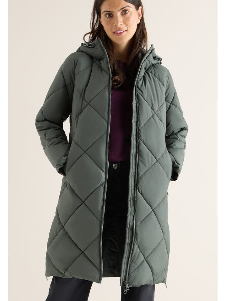 Cecil Płaszcz pikowany w kolorze khaki rozmiar: XL