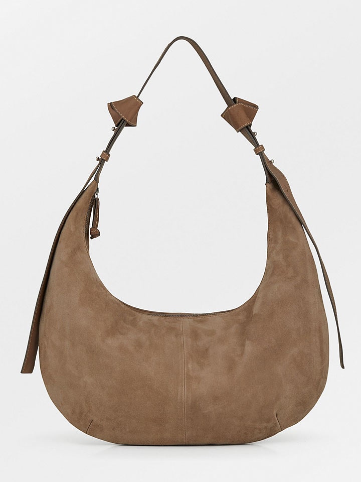 Becksöndergaard Skórzana torebka "Lona" w kolorze jasnobrązowym - 30 x 24 cm rozmiar: onesize