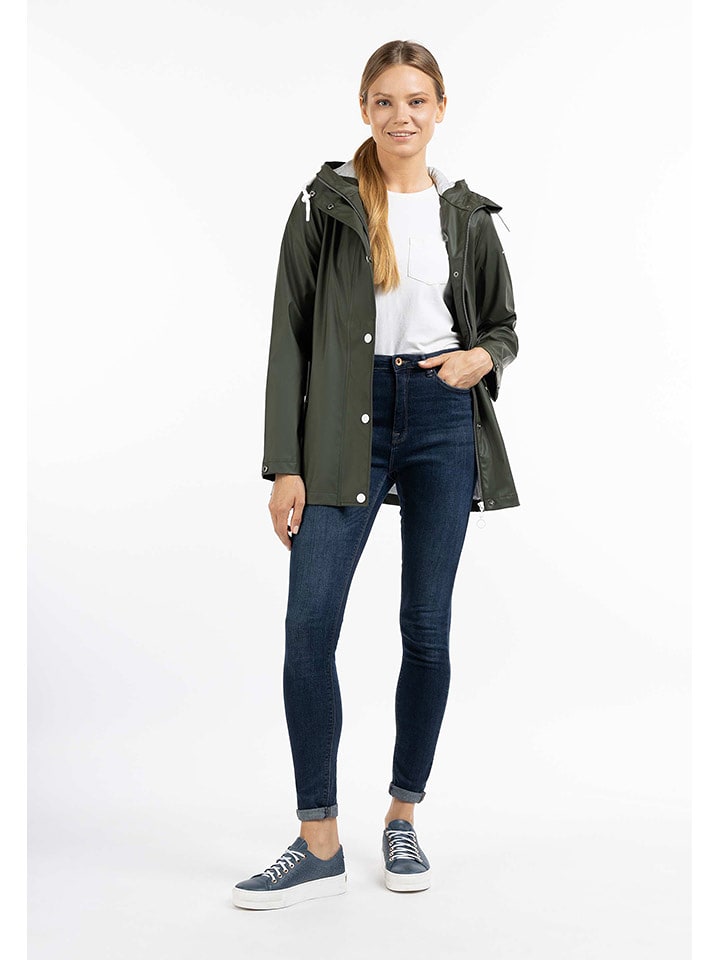 Schmuddelwedda Kurtka przeciwdeszczowa w kolorze khaki rozmiar: XL