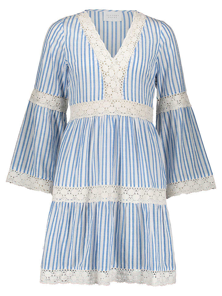 SisterS point Sukienka "Alisa" w kolorze błękitnym rozmiar: XL