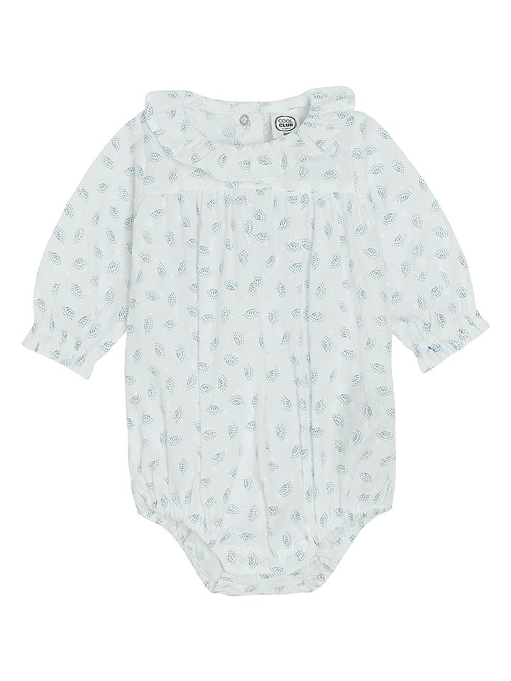 COOL CLUB Body w kolorze biało-błękitnym rozmiar: 74