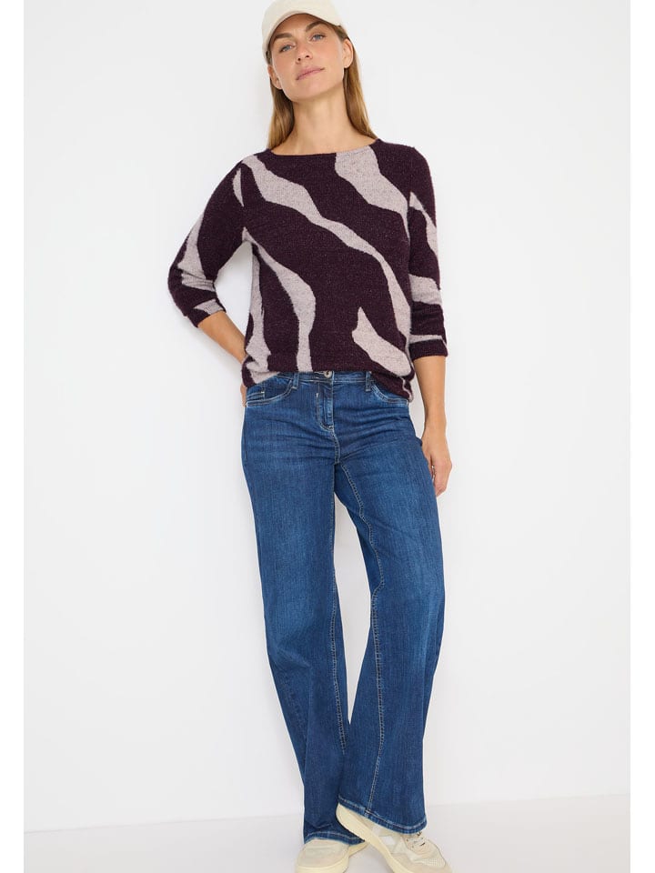 Cecil Sweter w kolorze fioletowym rozmiar: M