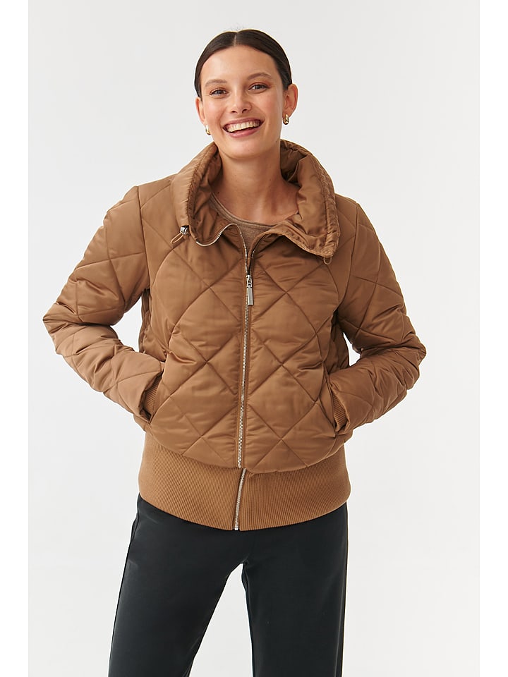 TATUUM Kurtka pikowana w kolorze jasnobrązowym rozmiar: 38