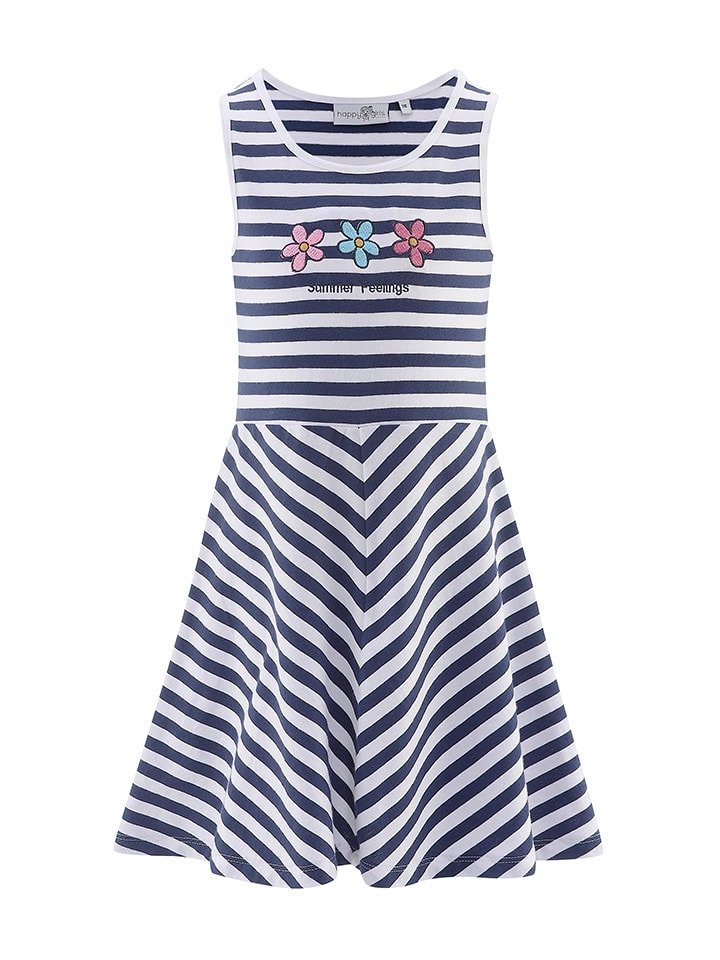happy girls by Eisend Sukienka w kolorze granatowym rozmiar: 128