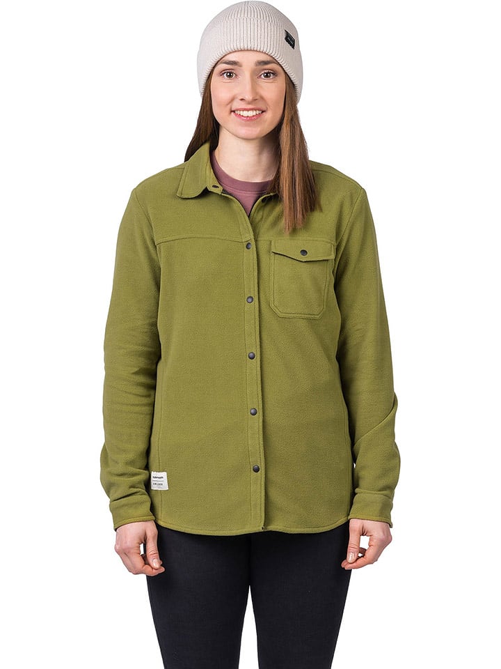 Hannah Koszula polarowa "Bea" w kolorze zielonym rozmiar: 44