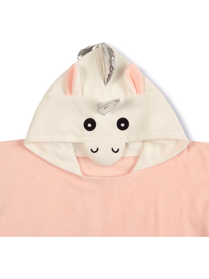 Good Morning Ręcznik plażowy "Lola" w kolorze szaroróżowo-białym rozmiar: 60x140 cm