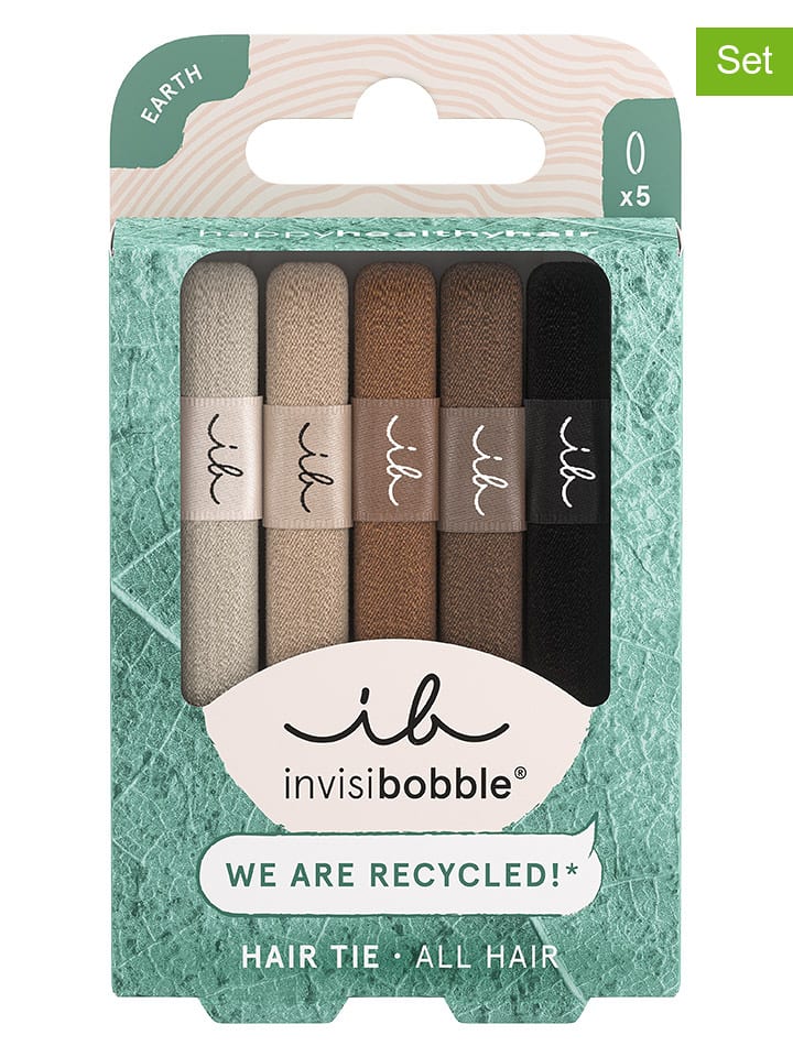 Invisibobble Gumki (10 szt.) w kolorze jasnobrązowo-beżowo-kremowym rozmiar: onesize