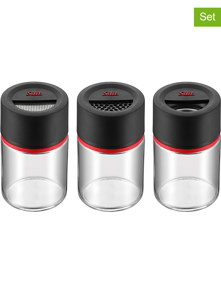 Silit Przyprawniki (3 szt.) w kolorze czarno-czerwonym rozmiar: onesize