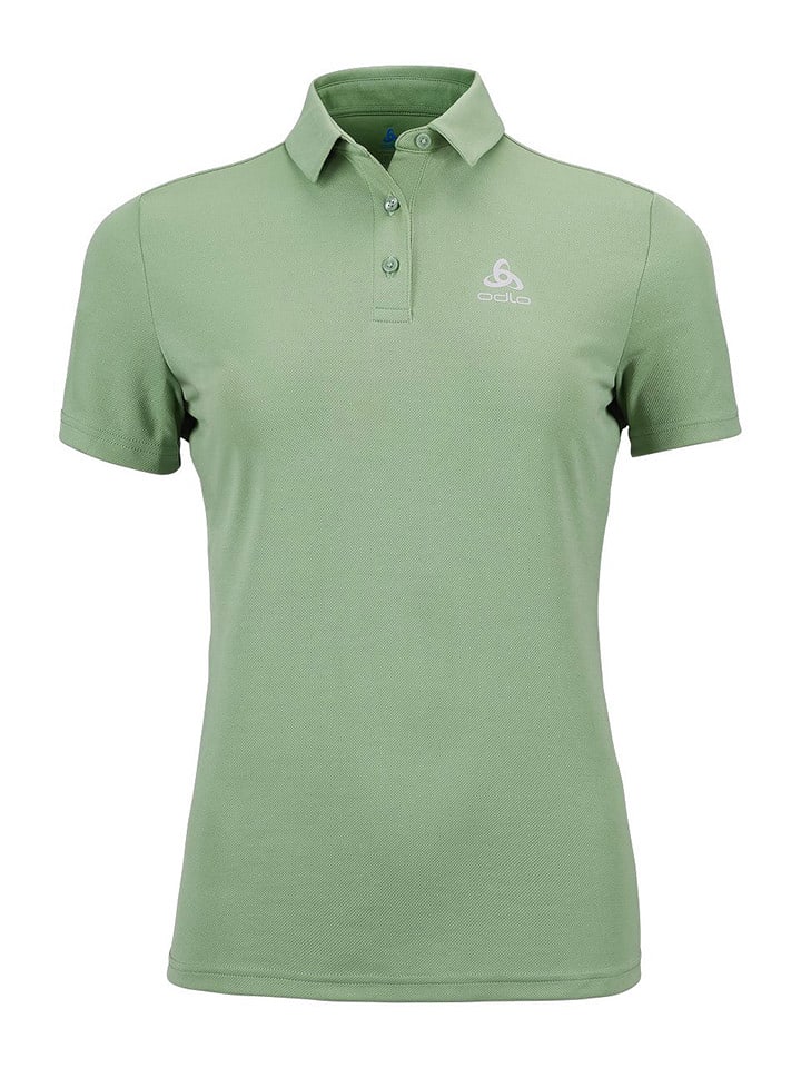 Odlo Koszulka polo "Cardada" w kolorze zielonym rozmiar: XS