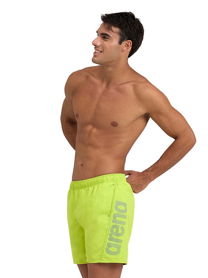 Arena Szorty kąpielowe w kolorze jaskrawozielonym rozmiar: S