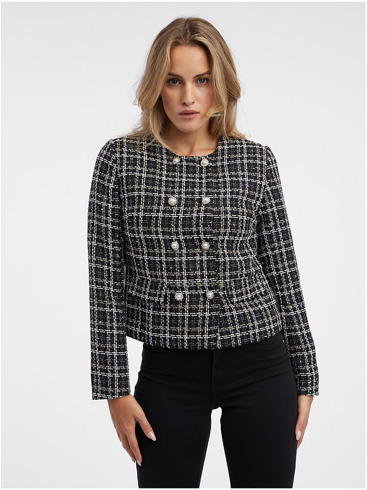 orsay Blezer w kolorze biało-czarnym rozmiar: 40