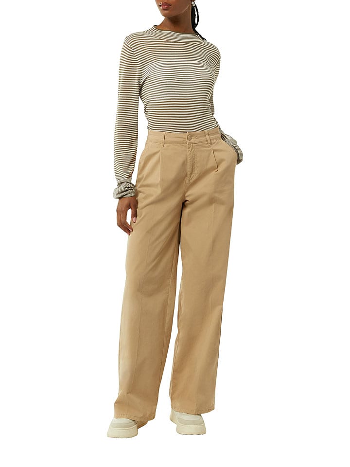 s.Oliver Sweter w kolorze oliwkowo-kremowym rozmiar: 42