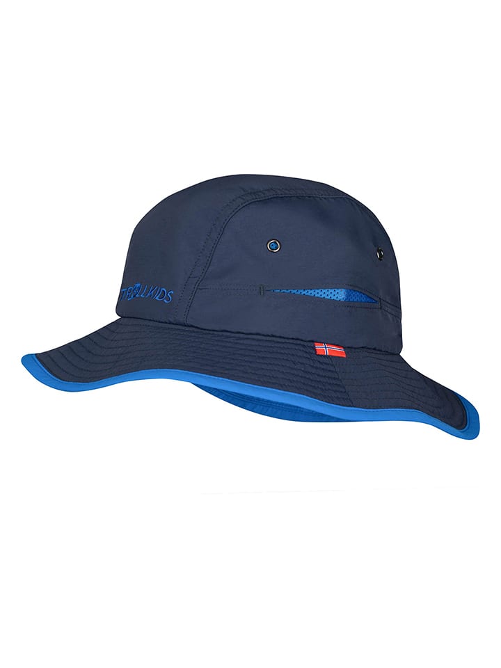 Trollkids Kapelusz przeciwsłoneczny "Troll" w kolorze granatowym rozmiar: 48-52 cm