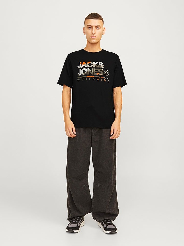 Jack & Jones Koszulka "Luke" w kolorze czarnym rozmiar: XXL