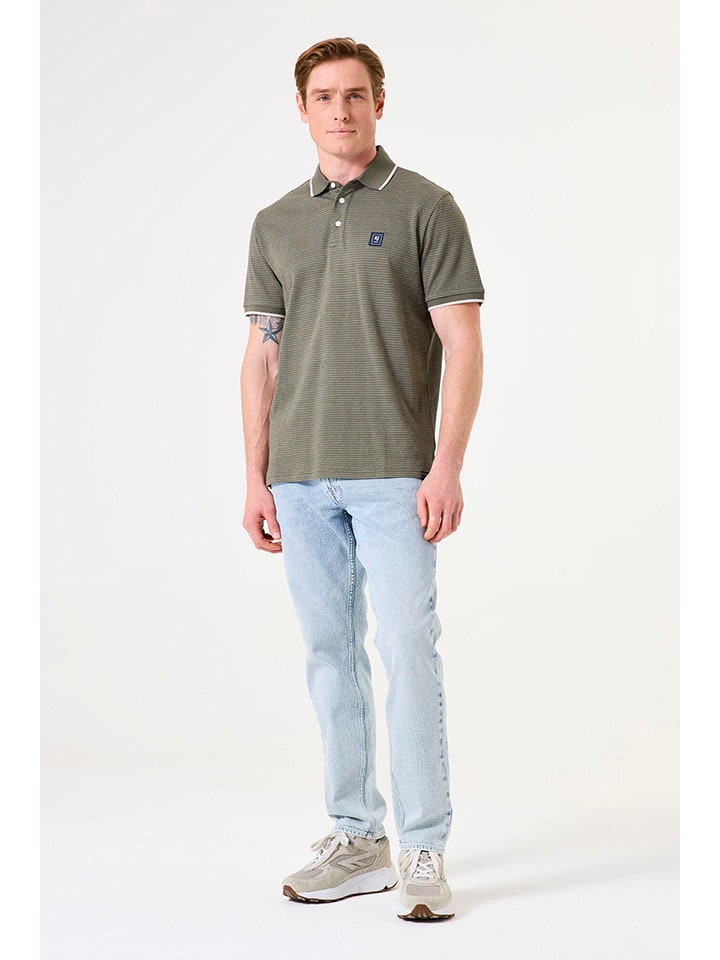 Garcia Koszulka polo w kolorze khaki rozmiar: XXL