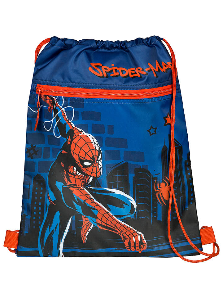 Spiderman Worek "Spider-Man" w kolorze granatowym rozmiar: onesize