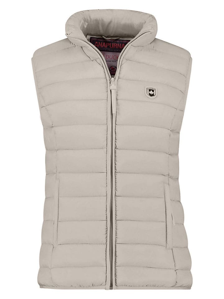 ANAPURNA Kamizelka pikowana "Vakitalana" w kolorze szarym rozmiar: L