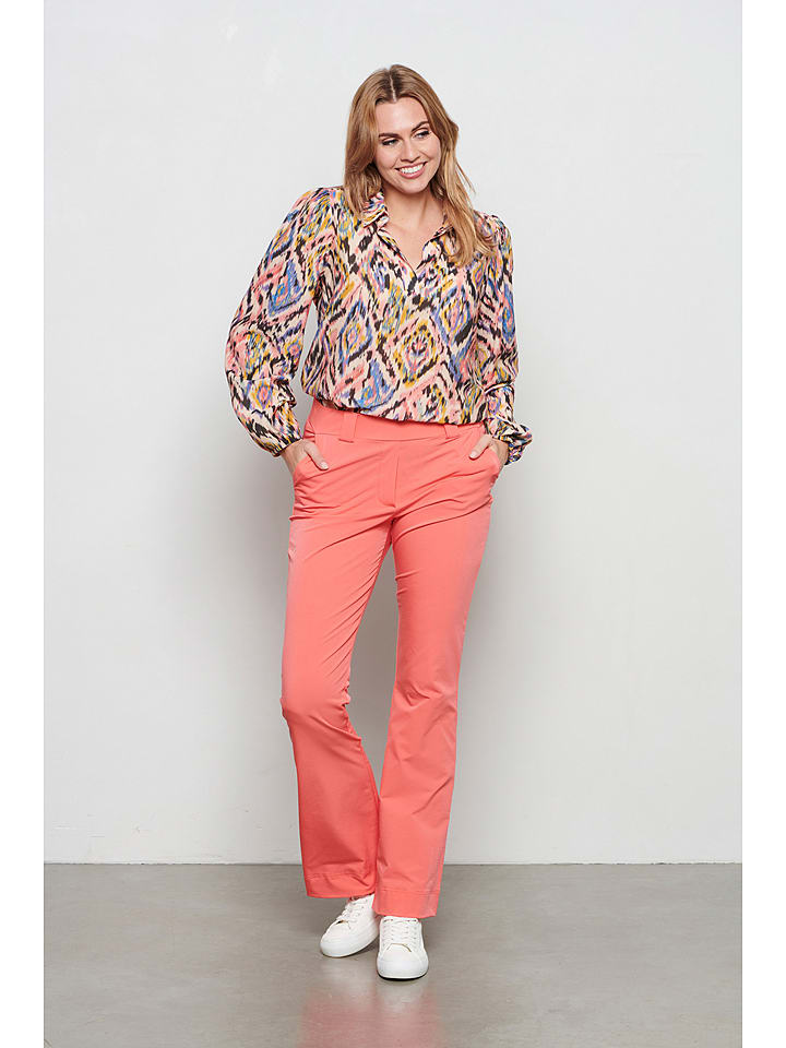 &Co Woman Spodnie "Penelope" w kolorze łososiowym rozmiar: M