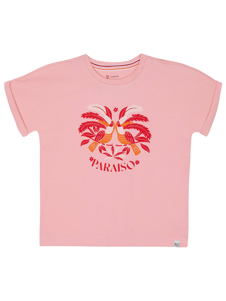 Noppies Koszulka "Nokomis" w kolorze jasnoróżowym rozmiar: 134
