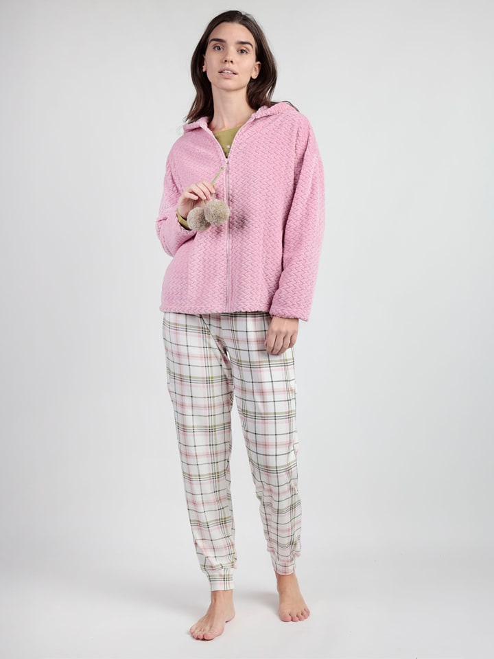 admas Kurtka polarowa "Smile everyday" w kolorze jasnoróżowym rozmiar: XXL