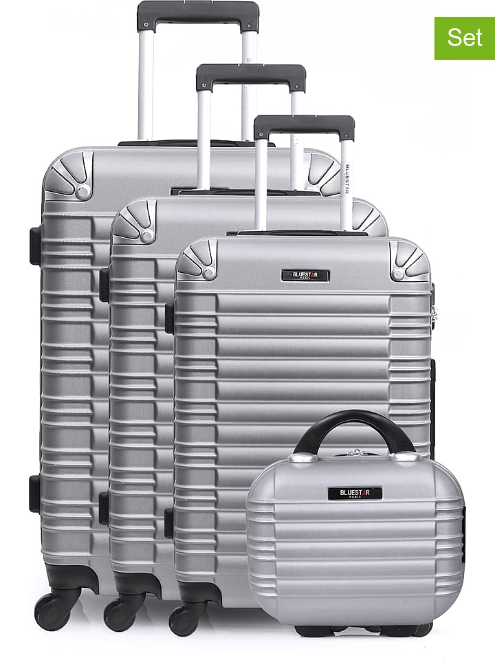 BlueStar 4-częściowy zestaw "Lima" w kolorze srebrnym rozmiar: onesize