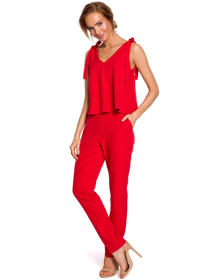 made of emotion Kombinezon w kolorze czerwonym rozmiar: XXL