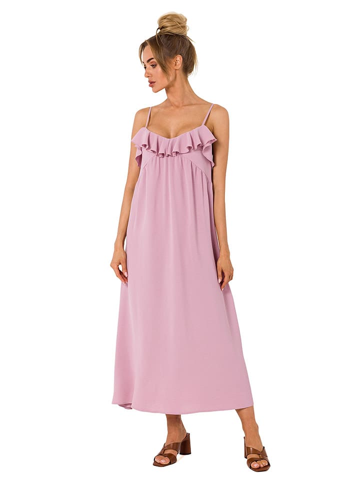 made of emotion Sukienka w kolorze jasnoróżowym rozmiar: XL